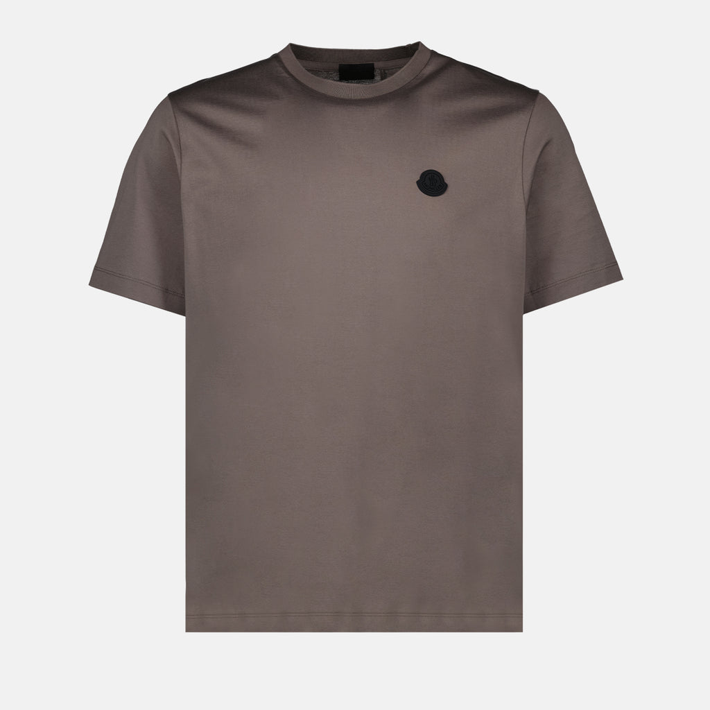 T-shirts Logo T-shirt Moncler Gray Man