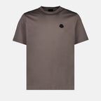 T-shirts Logo T-shirt Moncler Gray Man