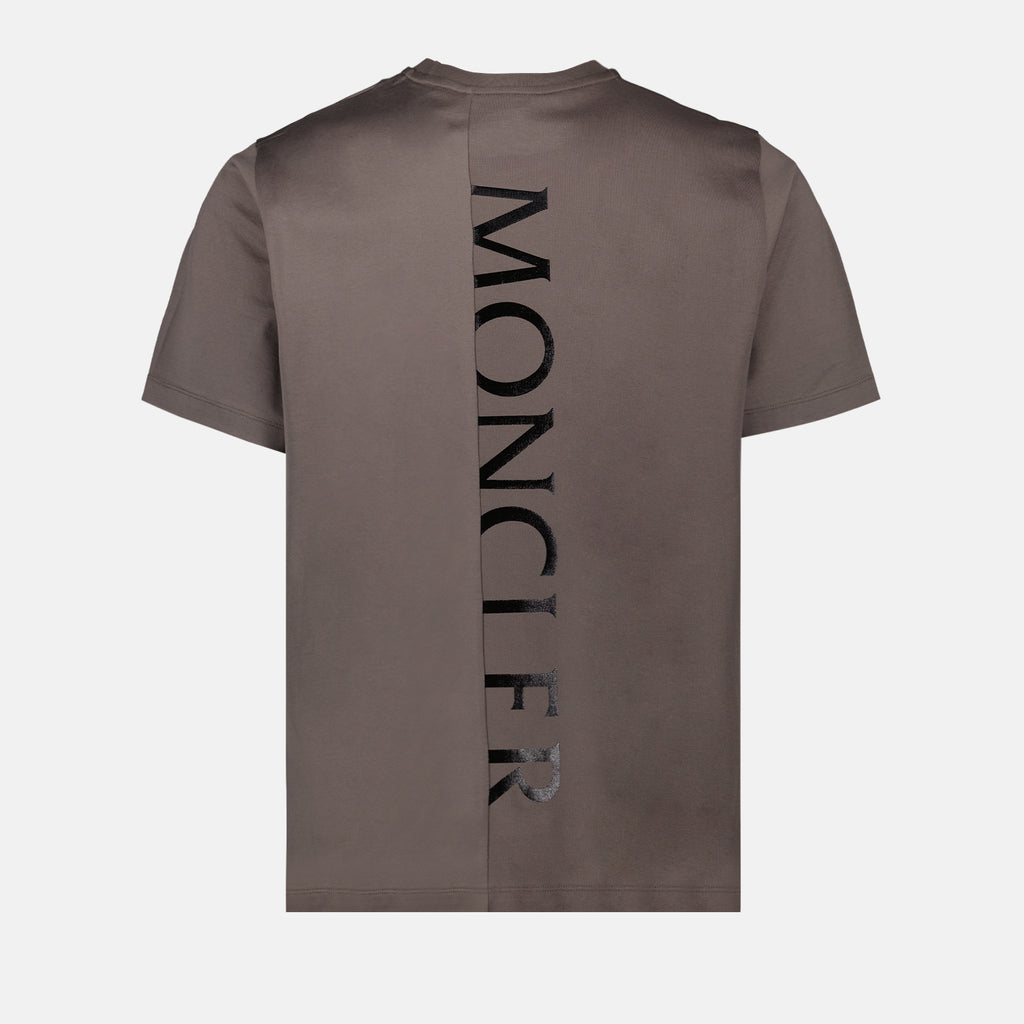 T-shirts Logo T-shirt Moncler Gray Man