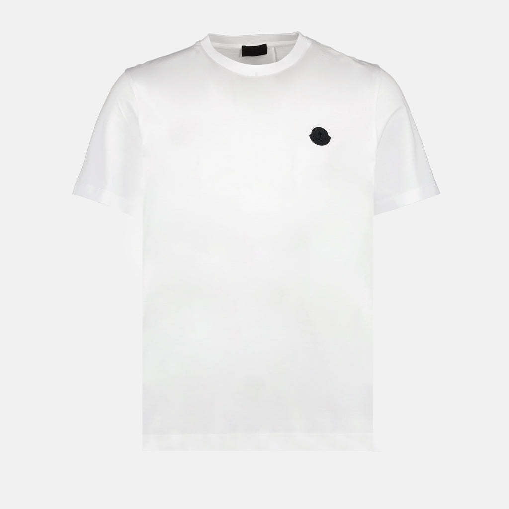 T-shirts T-shirt à logo Moncler Blanc Homme