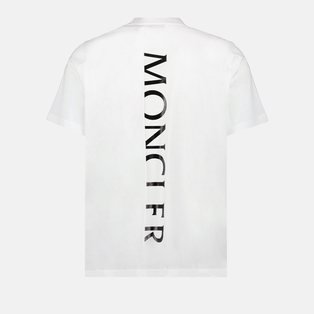 T-shirts T-shirt à logo Moncler Blanc Homme