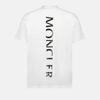 T-shirts T-shirt à logo Moncler Blanc Homme