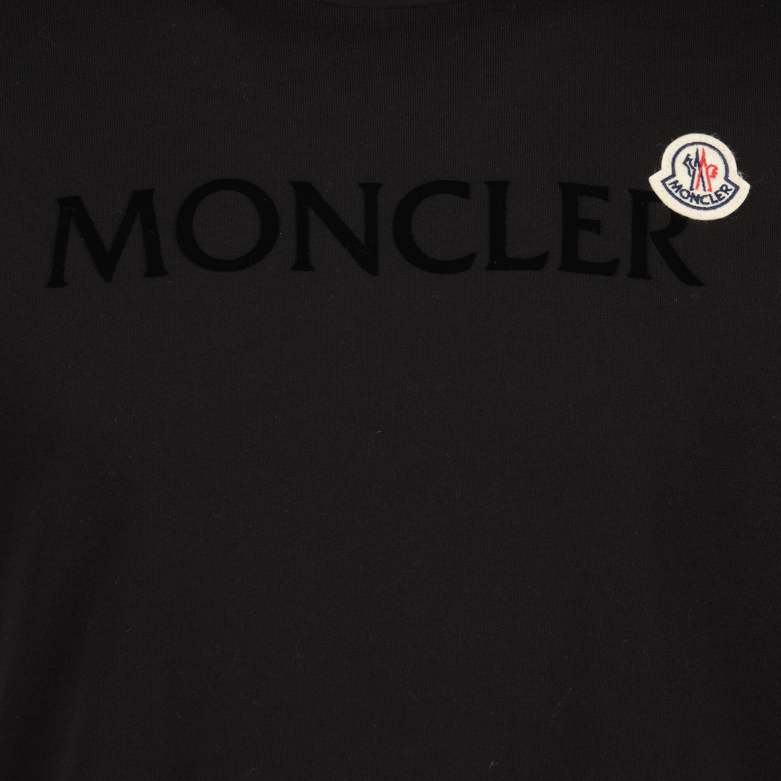 Tシャツ ロゴTシャツ Moncler 黒 男