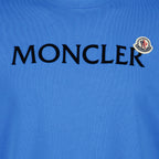T-shirts T-shirt à logos Moncler Bleu Homme