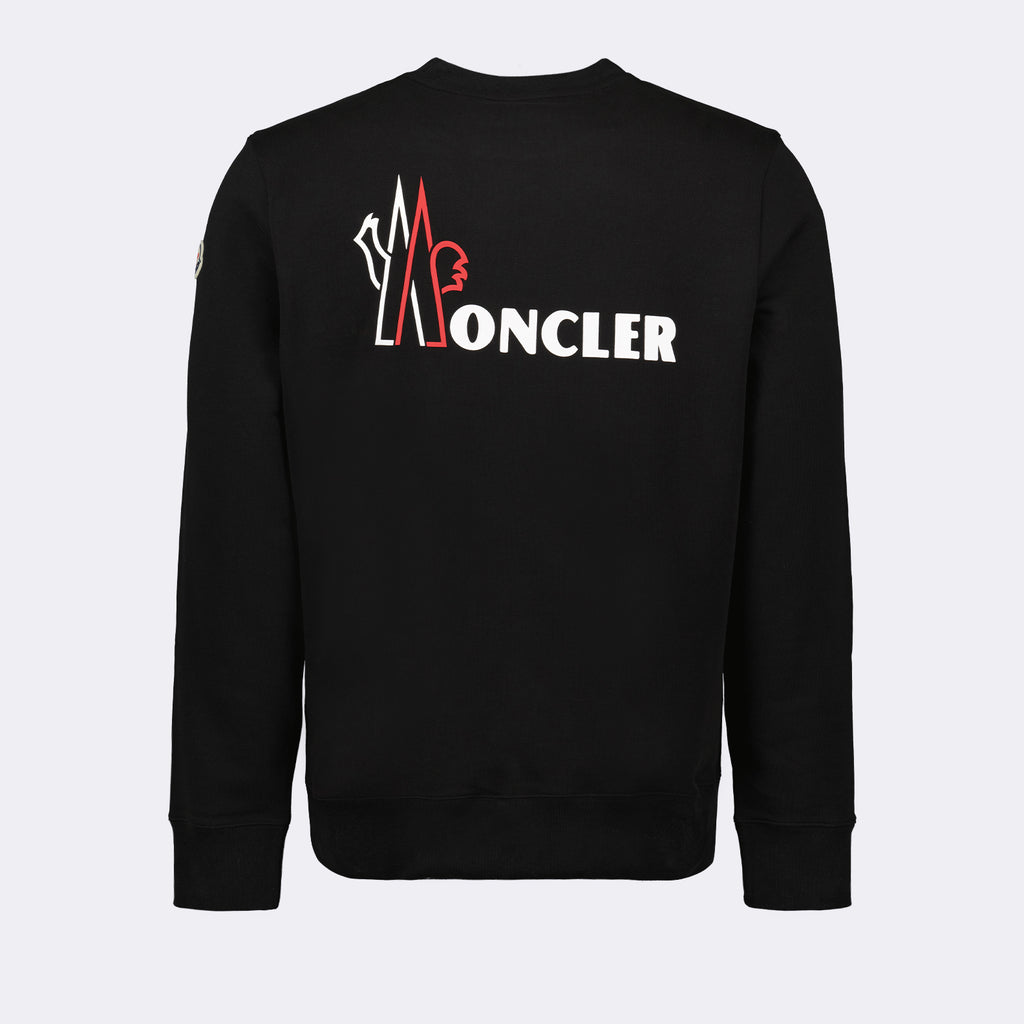 Sweatshirts Logo sweatshirt Moncler Black Man