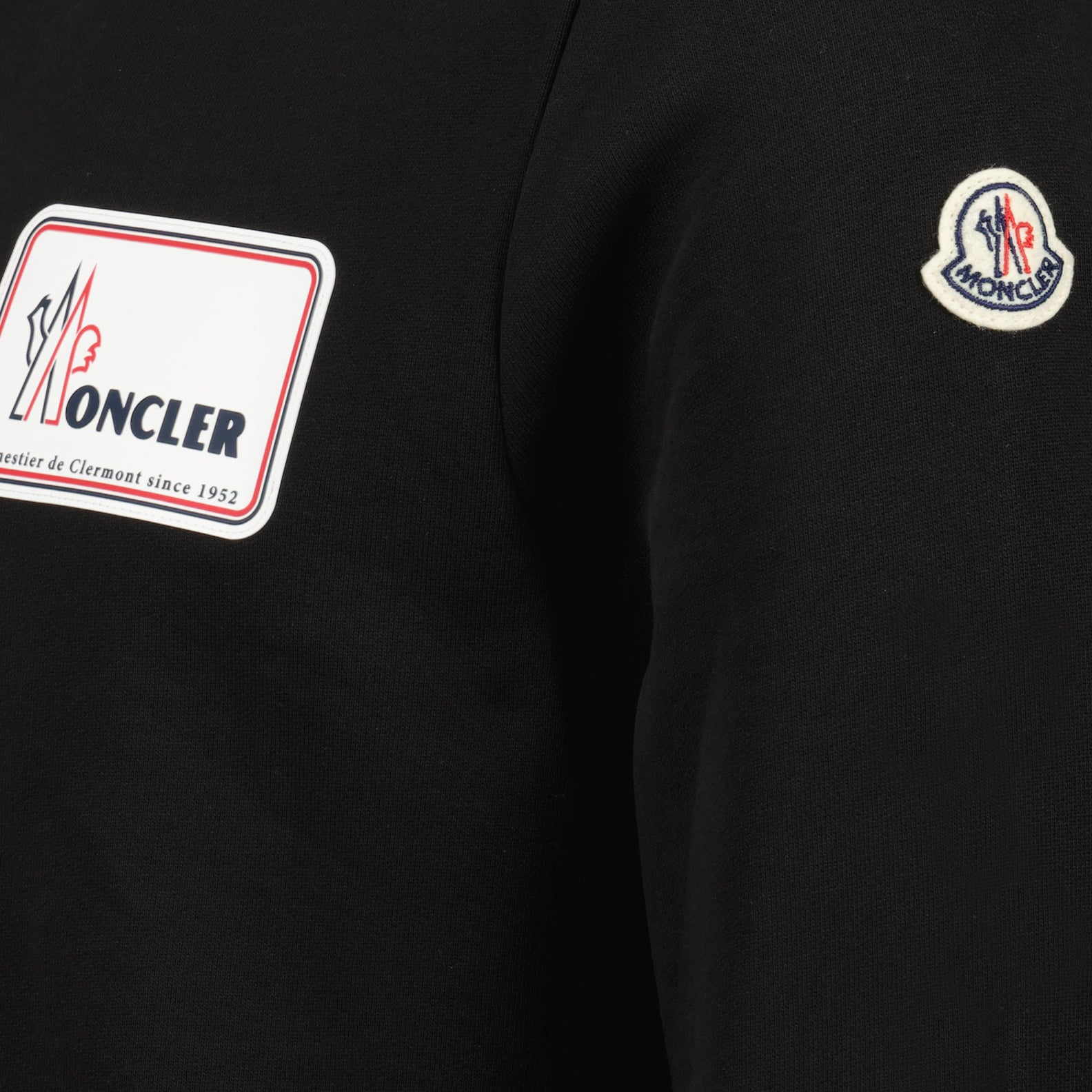 Sweatshirts Logo sweatshirt Moncler Black Man
