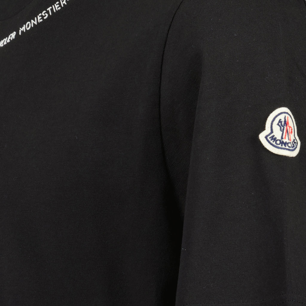 T-shirt T-shirt à logo Moncler Nero Homme