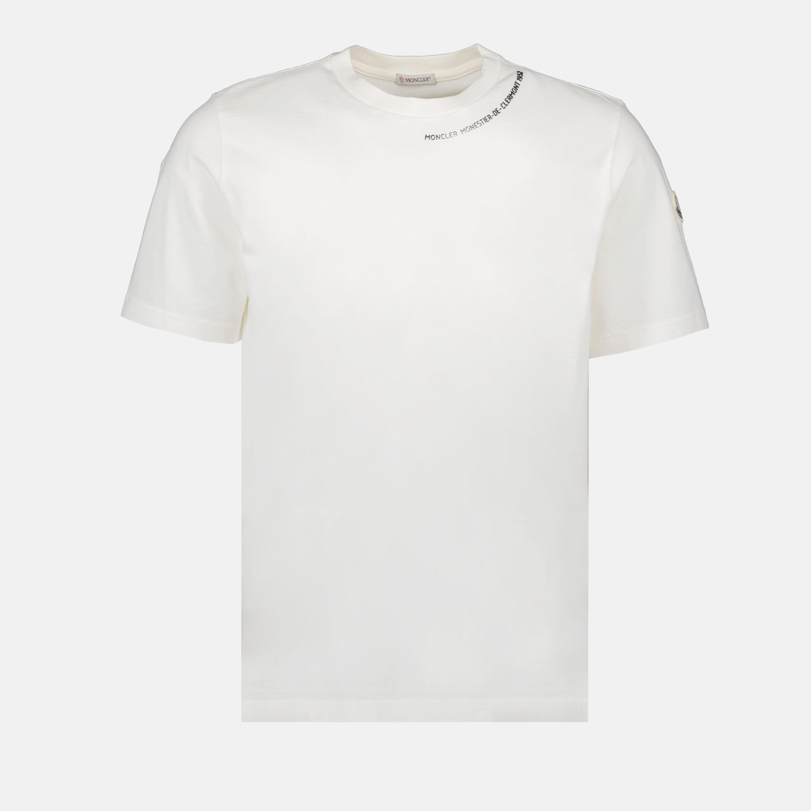 T-shirt T-shirt à logo Moncler Bianco Homme
