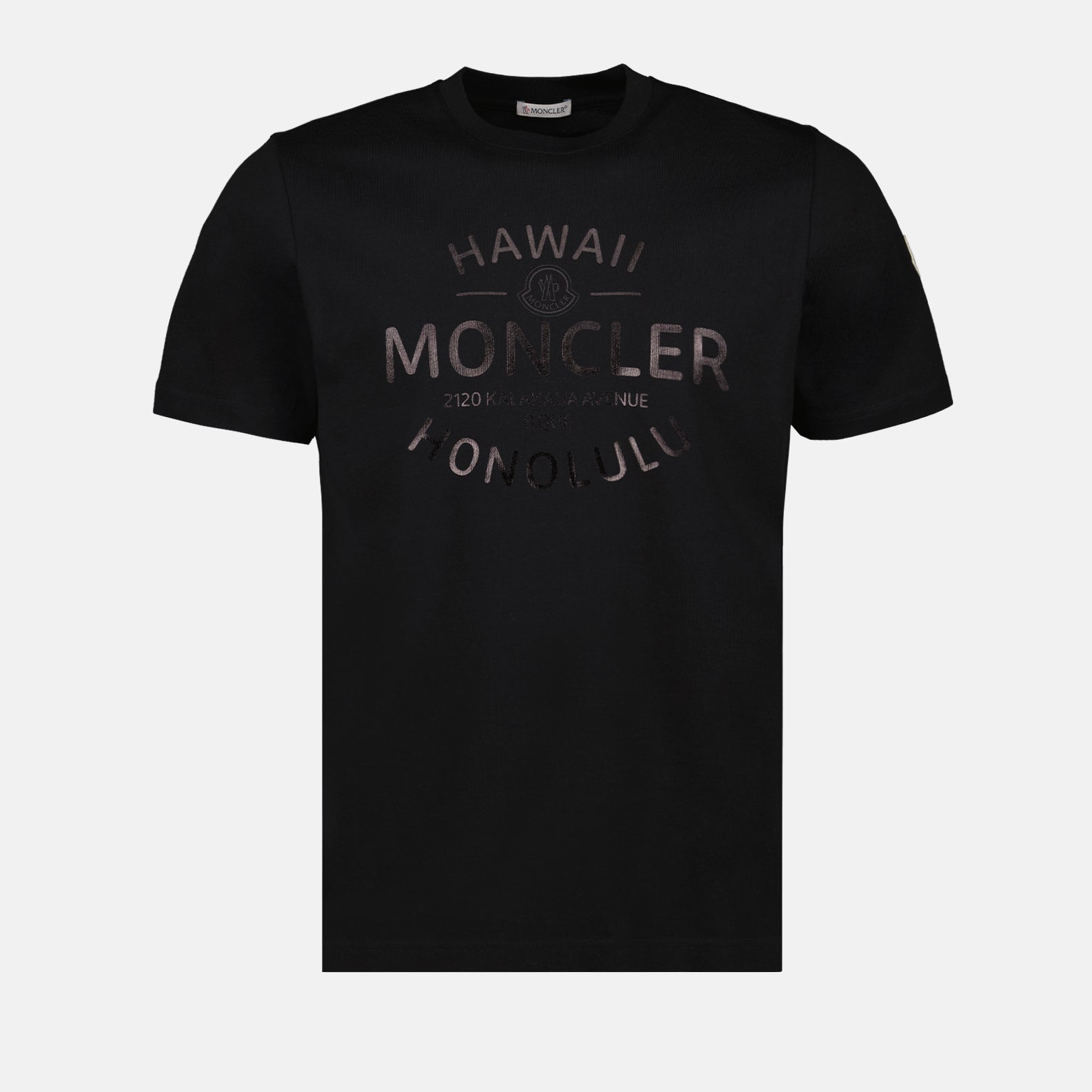 T-shirts Printed Logo T-shirt Moncler Black Man
