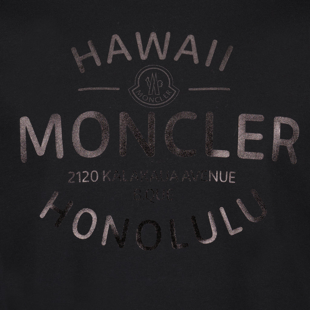 T-shirts Printed Logo T-shirt Moncler Black Man