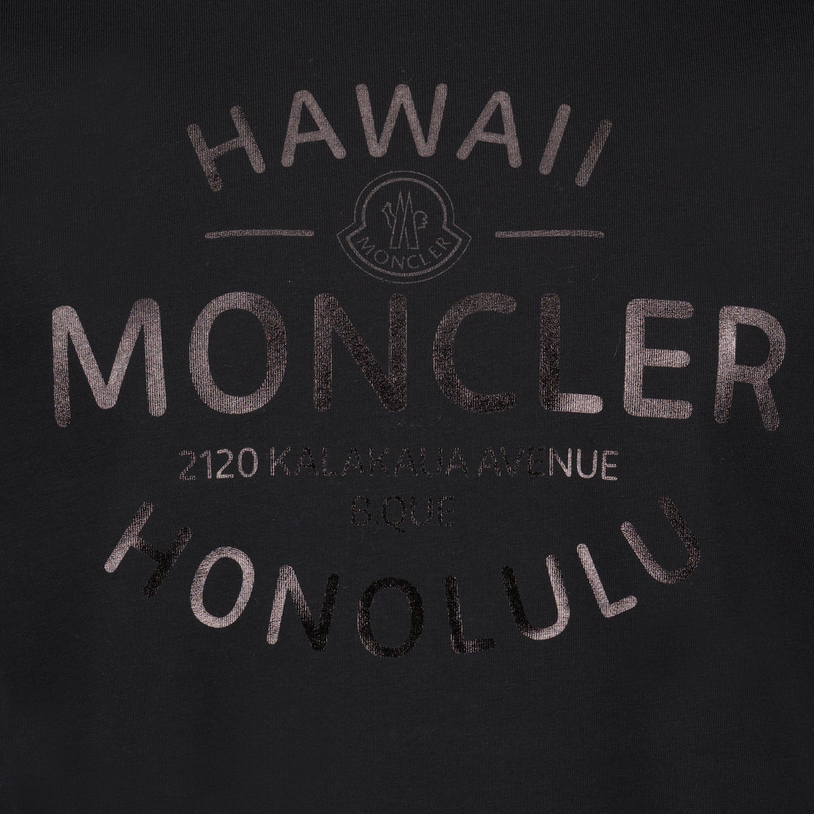 T-shirts Printed Logo T-shirt Moncler Black Man