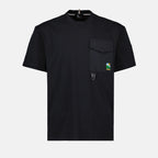 T-shirt T-shirt con tasca Moncler Grenoble Nero Homme