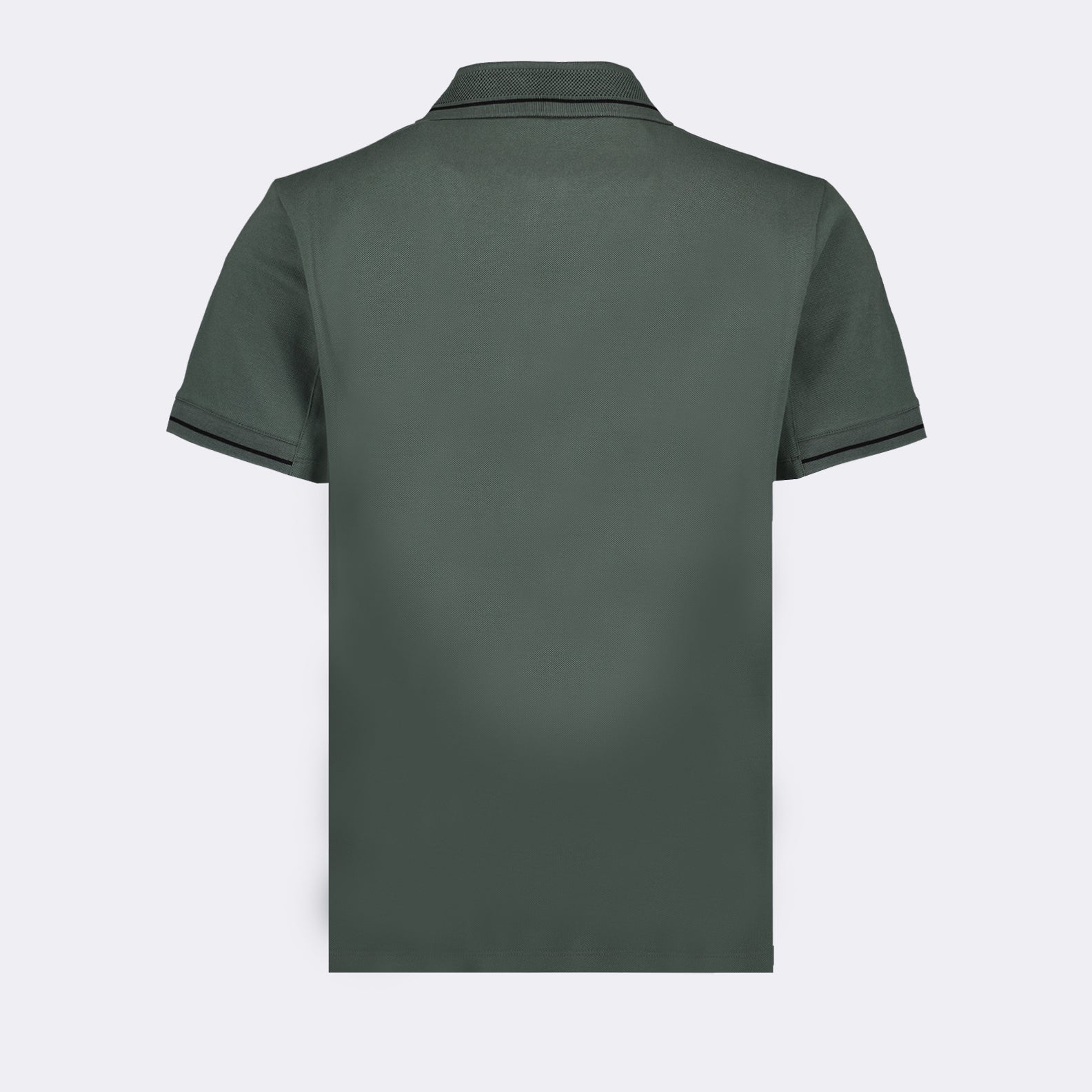 Polos Polo à logo et liseré Moncler Vert Homme