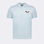 Polo shirts Snowshoe logo polo shirt Moncler Blue Man