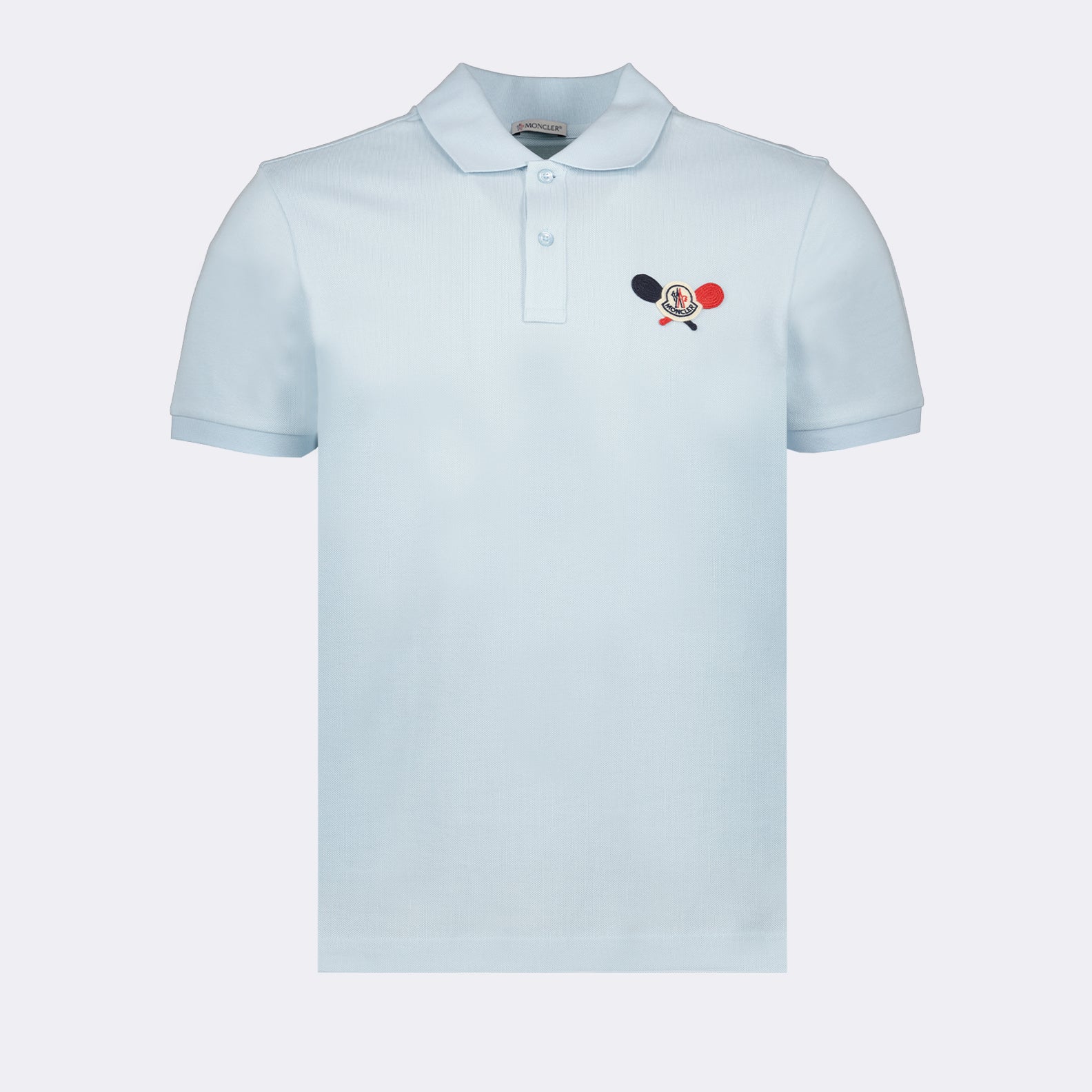 Polos Polo à logo raquettes Moncler Bleu Homme