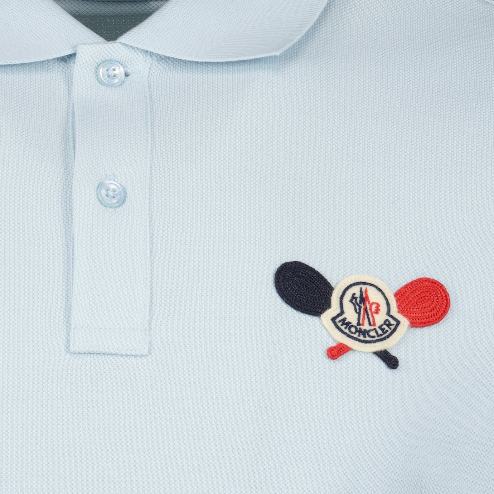 Polos Polo à logo raquettes Moncler Bleu Homme