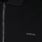 Polo shirts Zip polo shirt Moncler Black Man