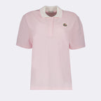 폴로 셔츠 Polo à logo Moncler 분홍색 Femme