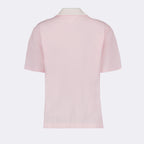 폴로 셔츠 Polo à logo Moncler 분홍색 Femme