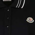 Polo shirts Logo polo shirt Moncler Black Women