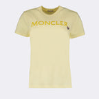 T-shirts Logo T-shirt Moncler Yellow Women