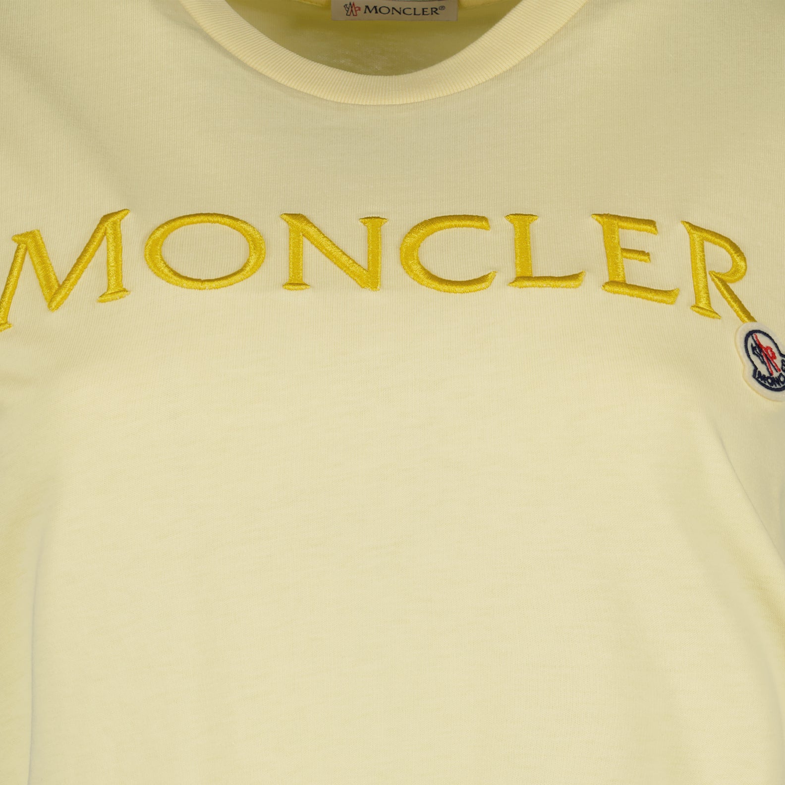 T-shirts Logo T-shirt Moncler Yellow Women