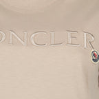 T-shirts Logo T-shirt Moncler Beige Women