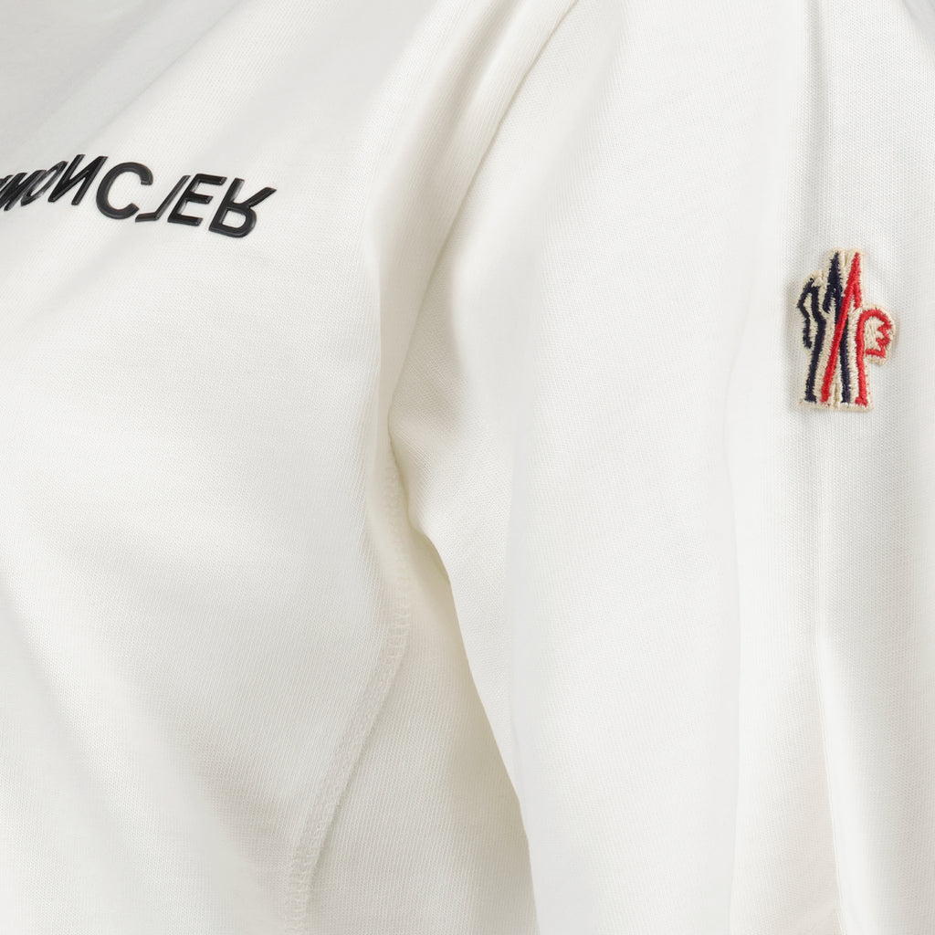 T-Shirts Logo T-Shirt Moncler Grenoble Weiß Femme