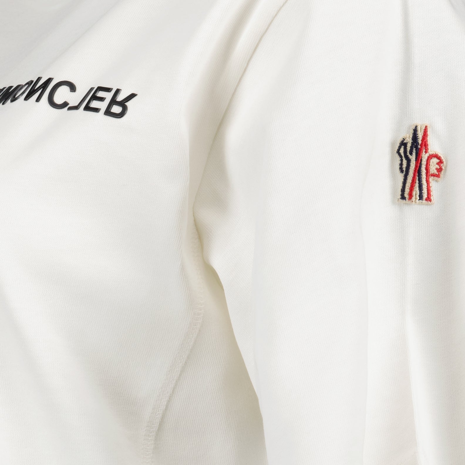 T-Shirts Logo T-Shirt Moncler Grenoble Weiß Femme