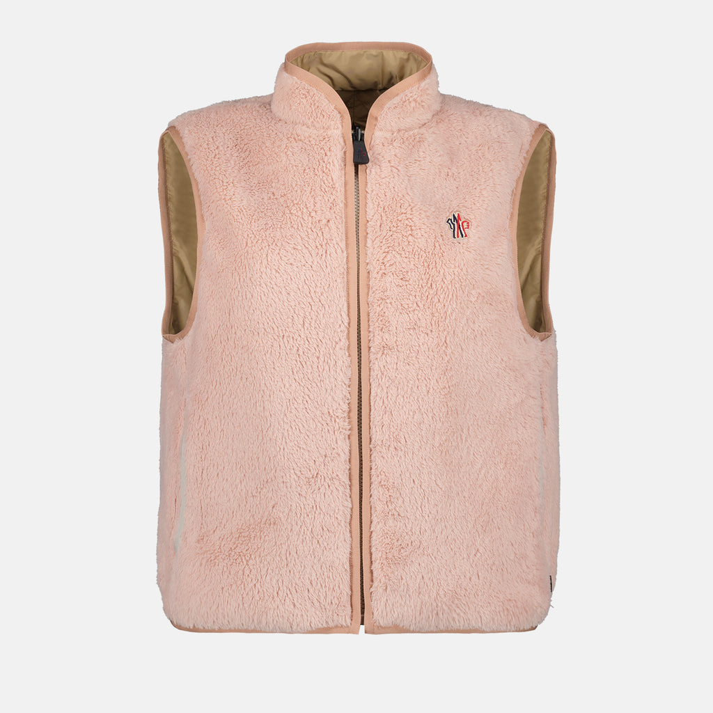 Jackets Reversible sleeveless jacket Moncler Grenoble Pink Femme