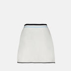 Röcke Jupe en coton Moncler Weiß Femme