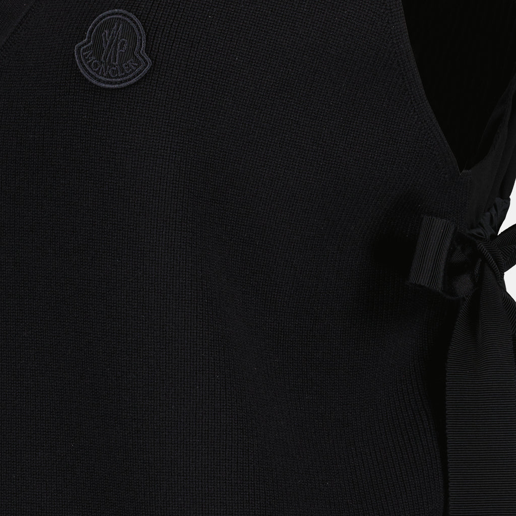 Robes Robe mi-longue Moncler Noir Femme