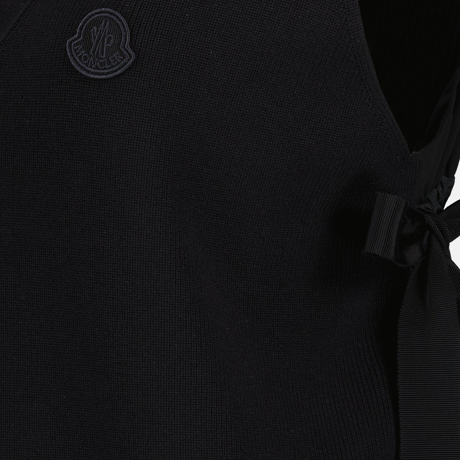 Robes Robe mi-longue Moncler Noir Femme