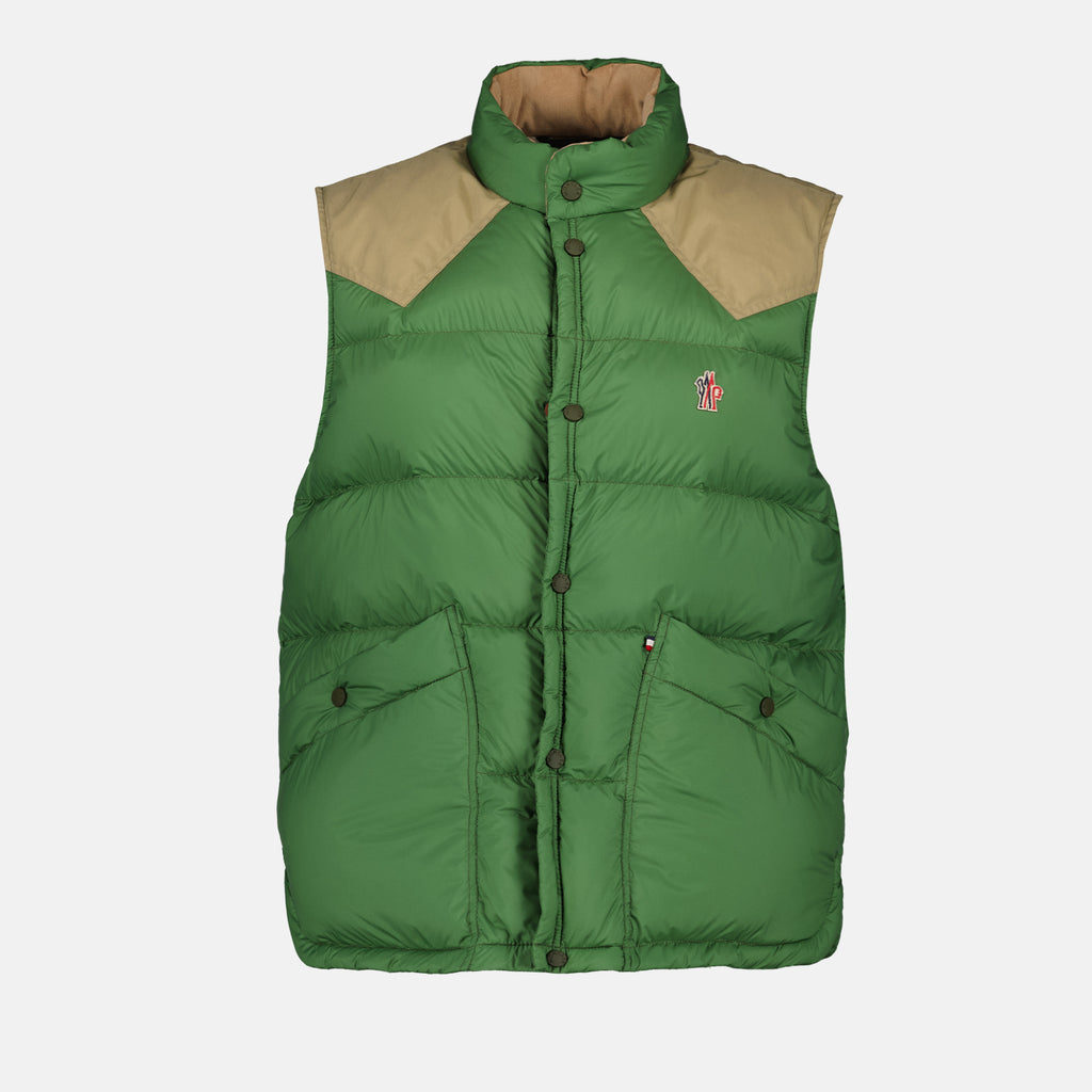 Giacche Giacca Impermeabile Senza Maniche Veny Moncler Grenoble Verde Homme