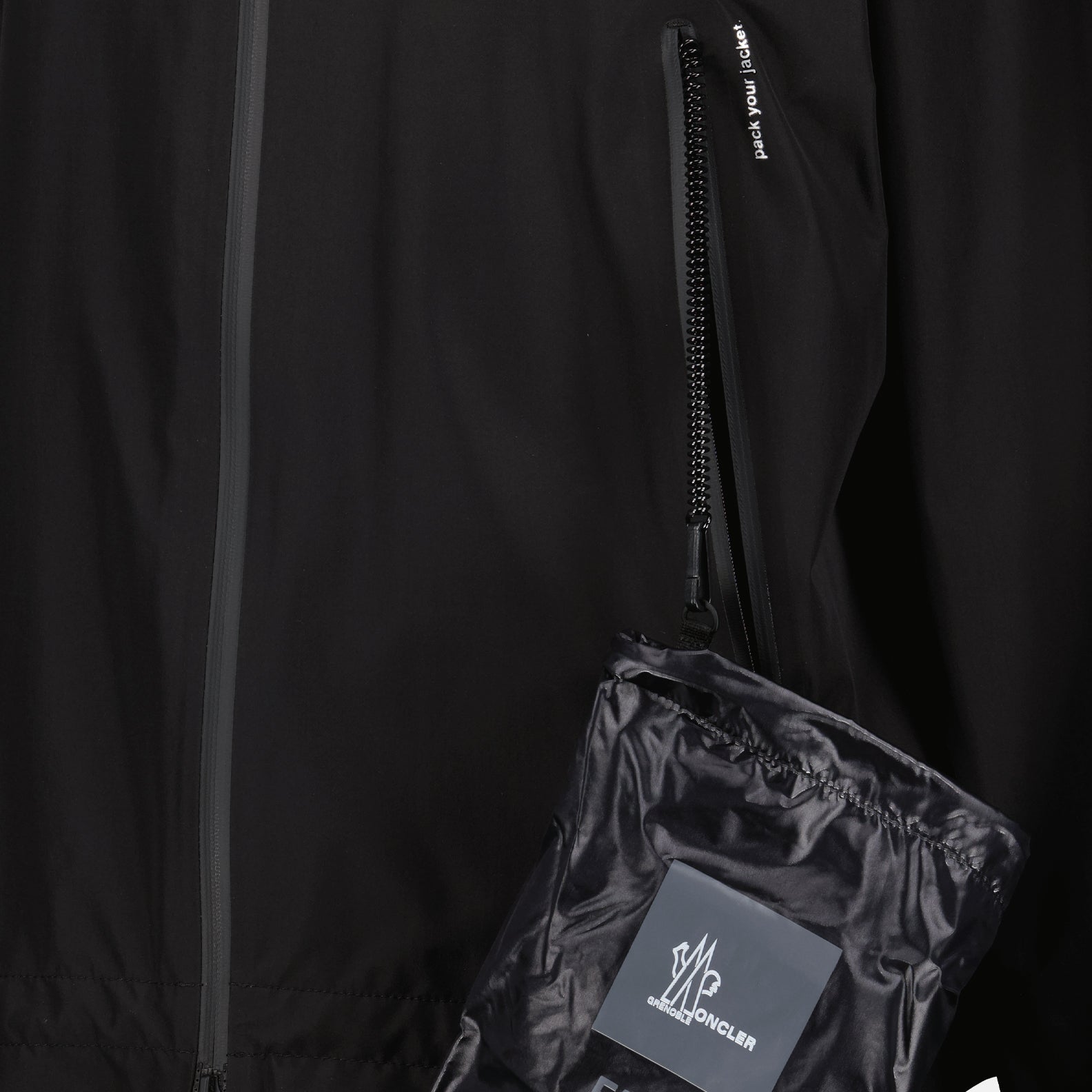 Jacken Fanes Jacke Moncler Grenoble Schwarz Femme