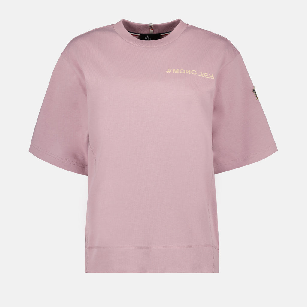 T-shirts Logo T-shirt Moncler Grenoble Pink Women