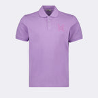 Polo shirts M logo polo shirt Moncler Purple Man