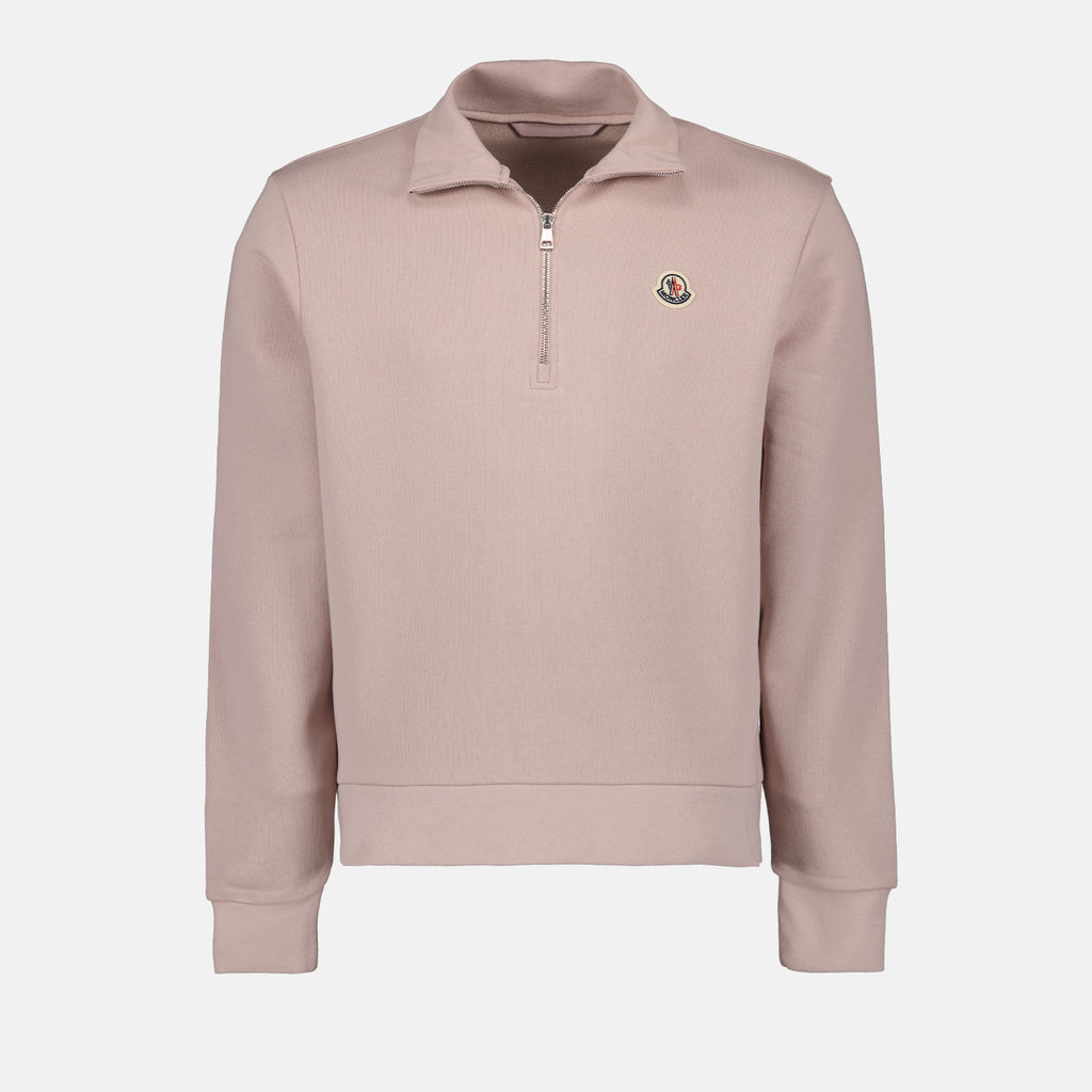 Sweatshirts Zip-up sweatshirt Moncler Pink Man