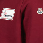 スウェットシャツ ロゴスウェットシャツ Moncler 赤 男