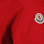 T-shirts T-shirt à logo imprimé Moncler Rouge Homme