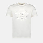 T-shirts Printed Logo T-Shirt Moncler White Man