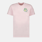 T-shirt T-shirt con logo Moncler Rosa Homme