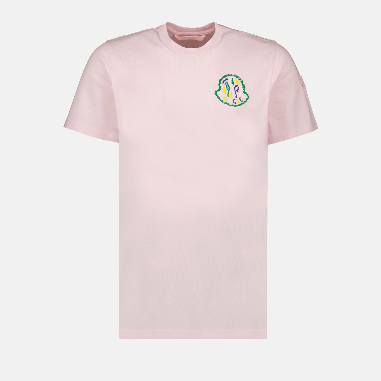 T-shirt T-shirt con logo Moncler Rosa Homme