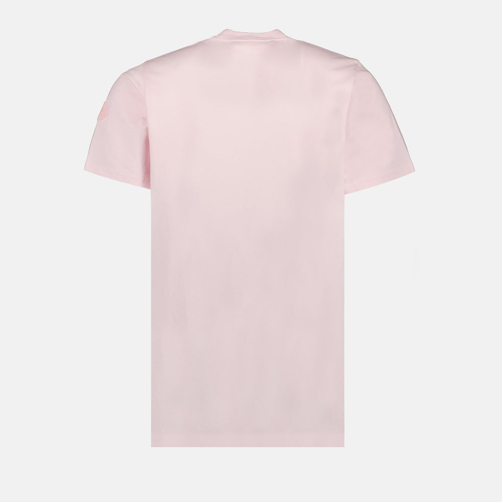 T-shirt T-shirt con logo Moncler Rosa Homme