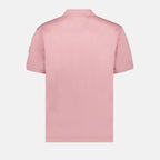Polo shirts Zip polo shirt Moncler Pink Man