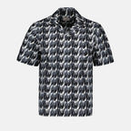 Shirts Monogram shirt Moncler Black Man
