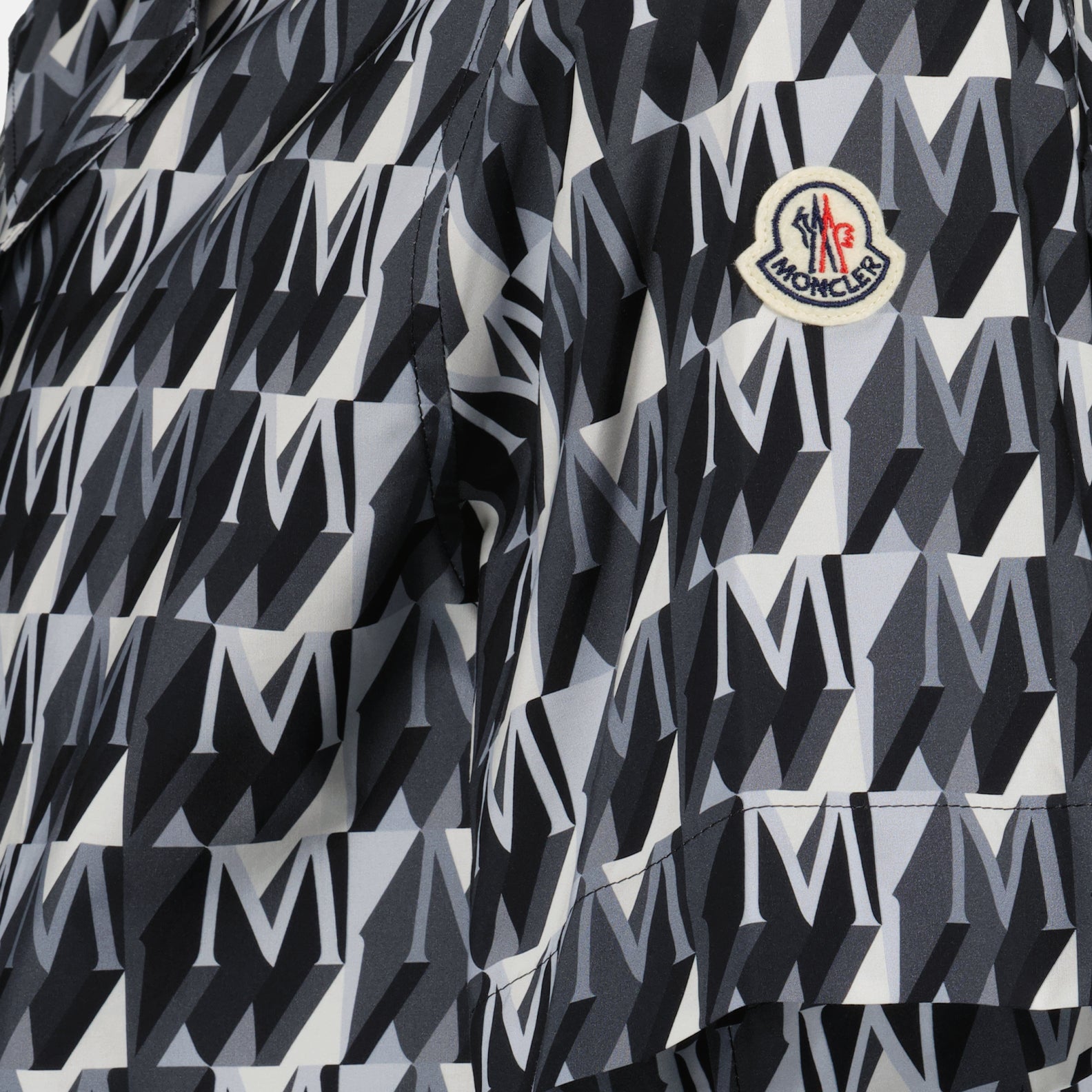 Shirts Monogram shirt Moncler Black Man
