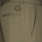Pantalons Pantalon droit Moncler Kaki Homme