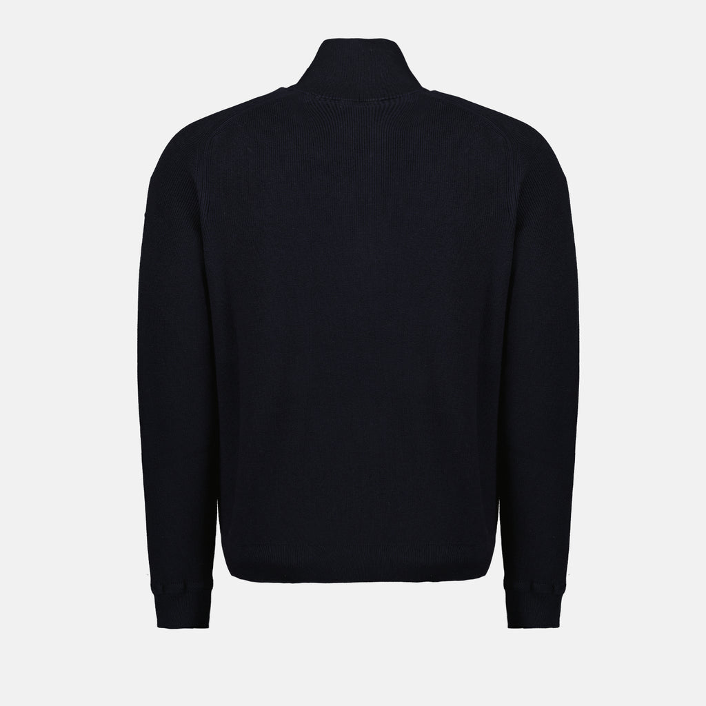 Maille Pull à zip Moncler Bleu Homme