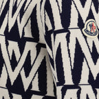 Strickwaren Pull monogrammé Moncler Blau Homme